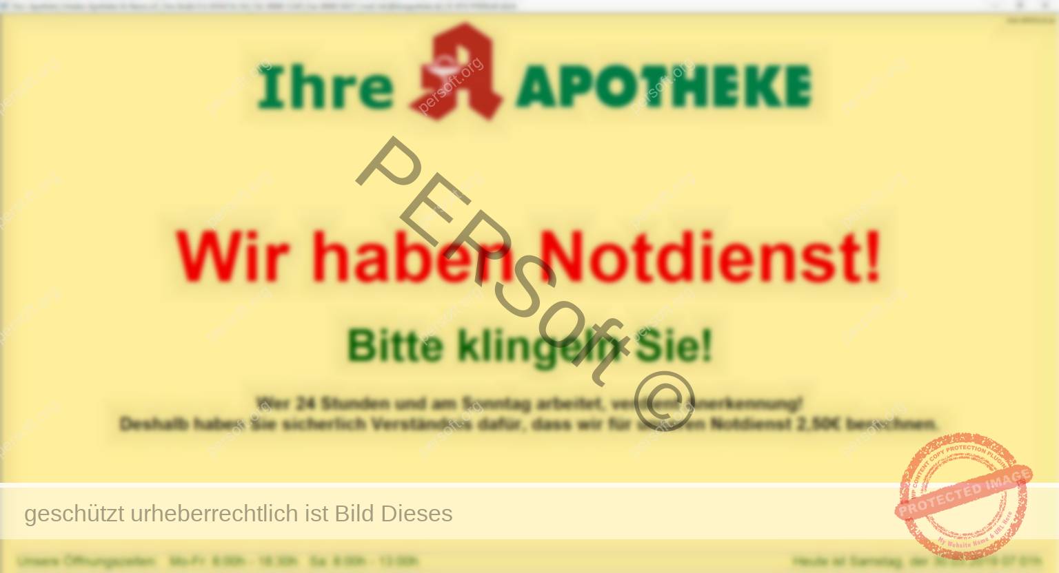 Notdienst Apotheke Mülheim An Der Ruhr ANA - PERSoft Das Apotheken Notdienst Anzeige Programm.